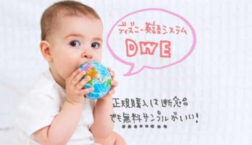 ディズニー英語システム(DWE)購入をやめた理由とサンプルの活用方法