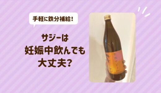 サジーは妊娠中に飲んでも大丈夫！幼児と一緒においしく鉄分補給できる